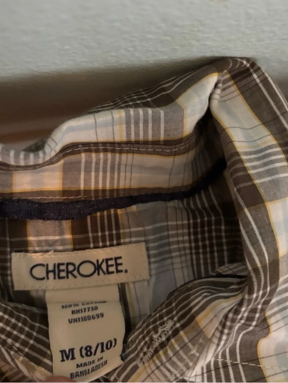 Boys Youth Medium (8-12) 3-Piece Tops Bundle Lands’ End, Wrangler, Cherokee
